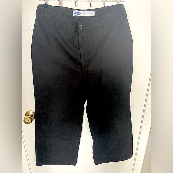 Old Navy Pants - Old Navy High-Waisted Wide Leg Cropped Chino Pants